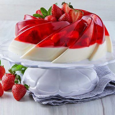 تزیین کارامل در قالب ژله و دسر پلاستیکی مدل پیچ