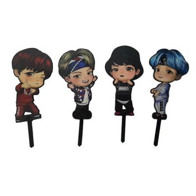 تاپر تزیین کیک بی تی اس