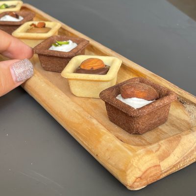 نان تارت مربع شکلاتی قنادی فلوت - 230 گرم