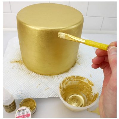 پودر طلایی تزیین کیک دکتر گوستو - 10 گرم