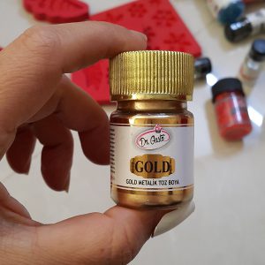 پودر طلایی تزیین کیک دکتر گوستو - 10 گرم