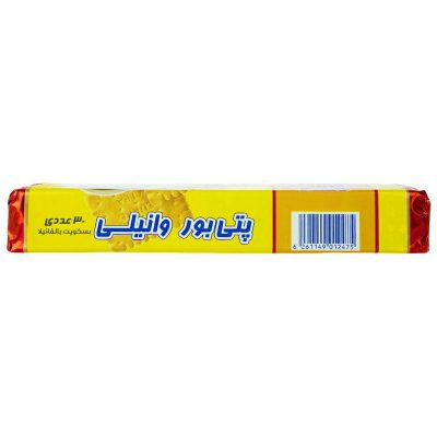 بیسکویت پتی بور وانیلی شیرین عسل - 125 گرم بسته 18 عددی