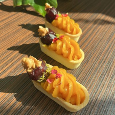 نان تارت بیضی شیرین قنادی فلوت - 250 گرم