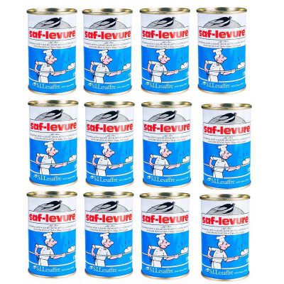 فروش عمده خمیر مایه و مخمر خشک فوری فرانسوی ساف لیوور - 12 عدد