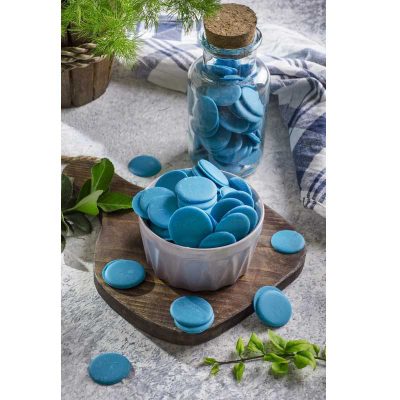 شکلات سکه ای آبی با طعم بلوبری