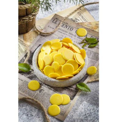 شکلات سکه ای زرد با طعم موز