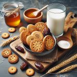 بیسکویت آرد جو با شهد خرما فراکام