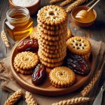 بیسکویت آرد جو با شهد خرما فراکام
