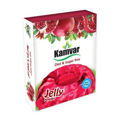 پودر ژله بدون قند با طعم انار