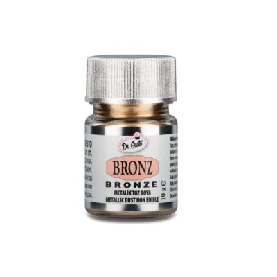 رنگ خوراکی پودری برنزی تزیین کیک دکتر گوستو – 10 گرم