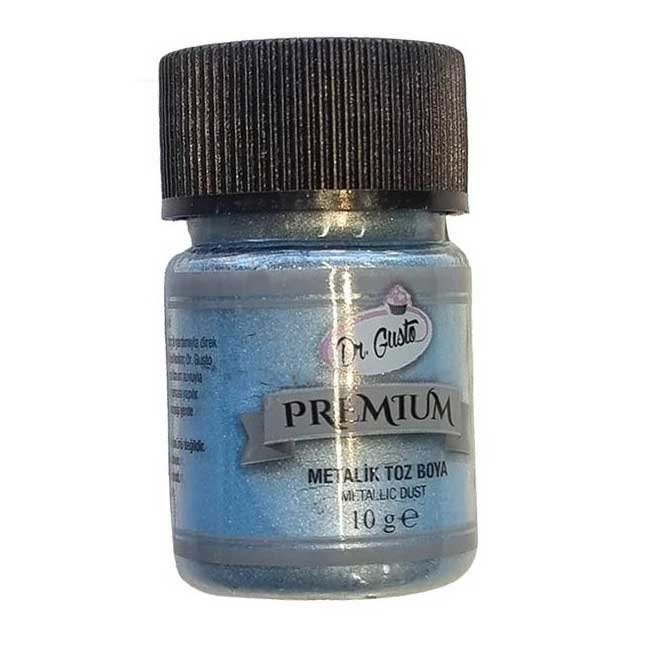 رنگ خوراکی پودری آبی تزیین کیک دکتر گوستو – 10 گرم