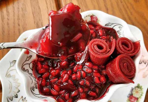 لواشک و ترشک انار