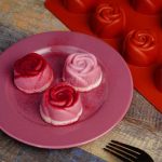 قالب سیلیکونی شکلات ژله و حلوای بوتیکی طرح گل رز 8 خانه