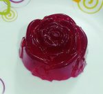 ژله قالبی آلبالو گل رز