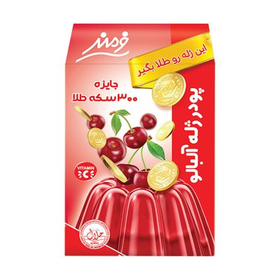 ‪پودر ژله آلبالو فرمند
