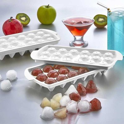 قالب یخ هرمی درب‌دار مدل الماسی لذت‌بخش‌ترین تجربه‌ی نوشیدنی‌