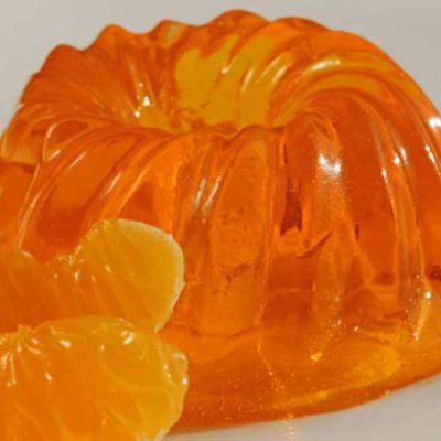 پودر ژله بدون قند شکر با طعم پرتقال کامور نارنجی