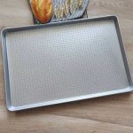 سینی آلومینیوم مشبک موج مدل پانچ لبه بلند سایز 60×90 فر صنعتی