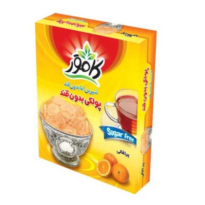 پولکی پرتقالی بدون قند کامور 150 گرم