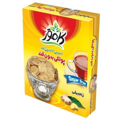 پولکی زنجبیلی بدون قند کامور 150 گرم