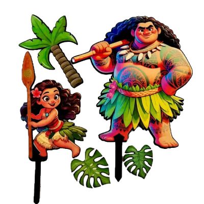 تاپر تزیین کیک بهگز مدل موآنا مجموعه 5 عددی