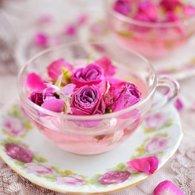 غنچه گل محمدی خشک دمنوش