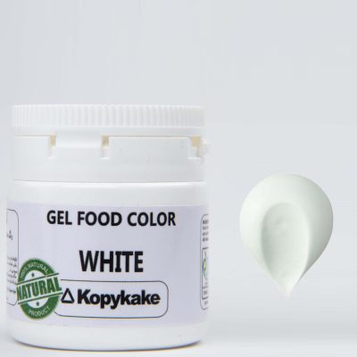 رنگ خوراکی ژله ای سفید کپی کیک - 35 گرم