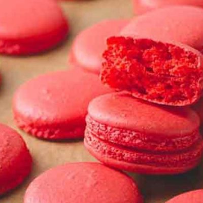 طرز تهیه شیرینی ماکارون قلبی