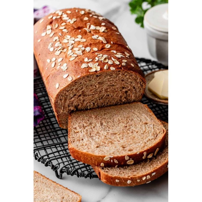 نان تهیه شده با آرد گندم کامل