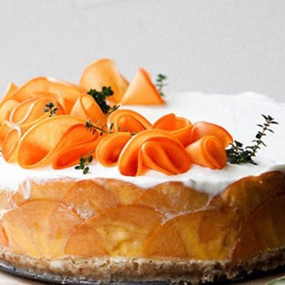 طرز تهیه کیک خرمالو رژیمی