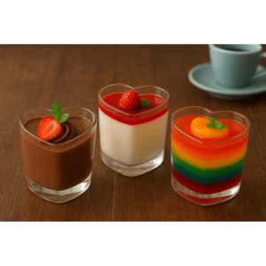 کاربردهای ظرف دسری کریستال لیوان مدل قلب