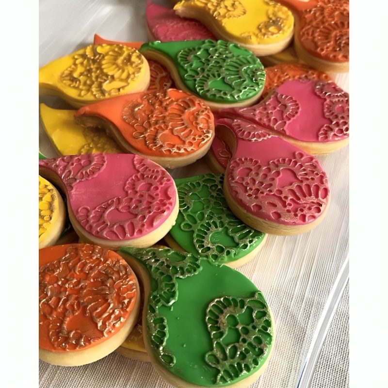 کاتر شیرینی پزی مدل بته جقه مجموعه 4 عددی - تصویر 6