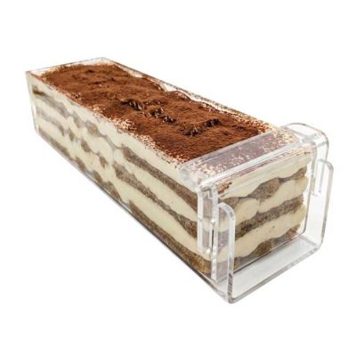 قالب مستطیل تیرامیسو پلکسی شیشه ای شفاف سایز 30