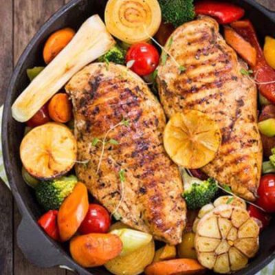 رژیم غذایی با مرغ