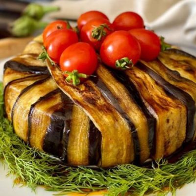 پیش غذا با بادمجان