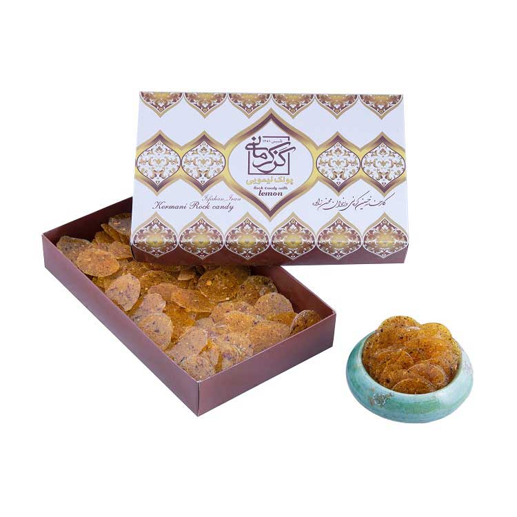 پولکی لیمویی عمانی گز کرمانی 450 گرم