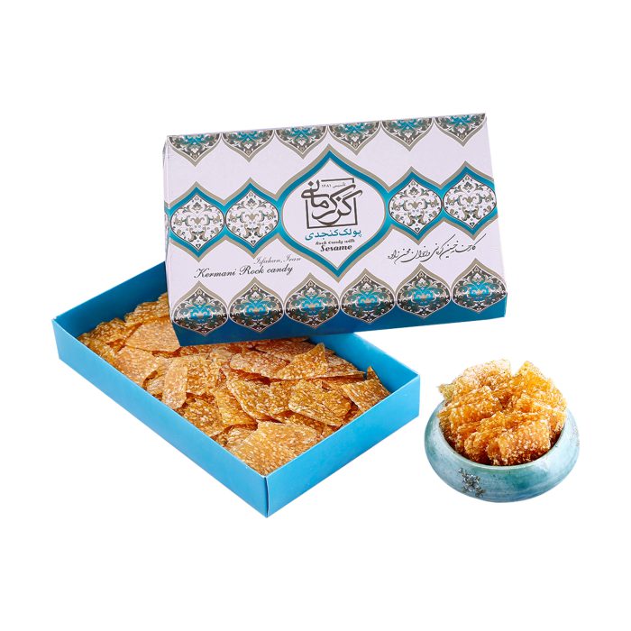 تصویر پولکی کنجدی گز کرمانی 450 گرم
