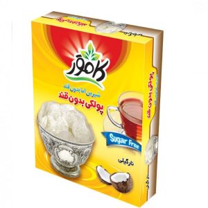 پولکی نارگیلی بدون قند کامور - 150 گرم