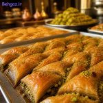 تهیه باقلوا با روغن جامد اصیل