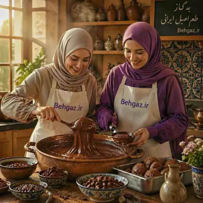 تهیه بستنی شکلاتی کش دار با پودر ثعلب اعلا هندی
