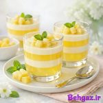 تهیه دسرهای ژله ای با پودر ژله آناناس جلید دراژه