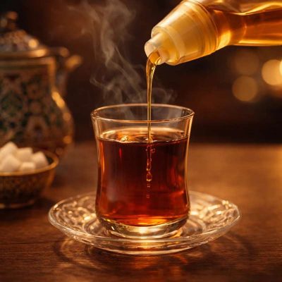شیرین کردن چای با سیروپ شیرین کننده بیلو