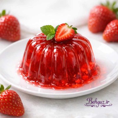 کاربردهای پودر ژله توت فرنگی جلید دراژه