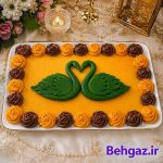 حلوا و شله زرد با با رنگ خوراکی اسانس ایران IEC مدل مایع سبز تیره