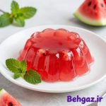 تهیه یک ژله خوش طعم با پودر ژله هندوانه سطلی فرمند