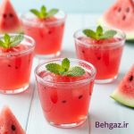 کاربردهای پودر ژله هندوانه سطلی فرمند