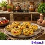 کاربرد قالب کیک مافین 6 خانه تفلون مدل گرانیتی فینگر فود مهمانی