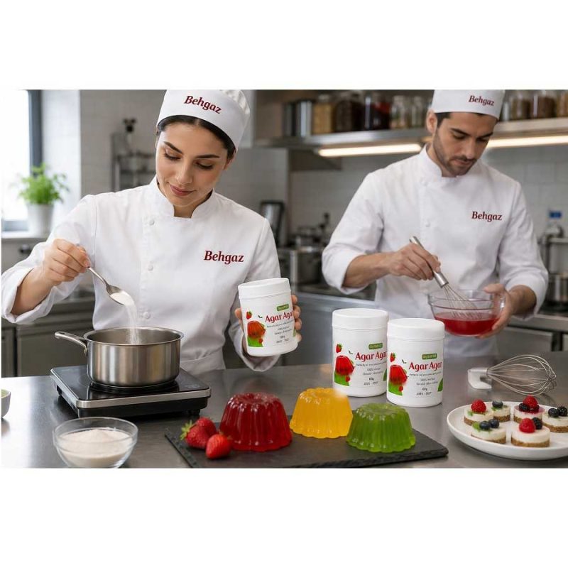 کاربرد پودر آگار آگار خوراکی قنادی