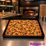 سینی و دیس مشکی فر سایز بزرگ 40x30 - Image 3