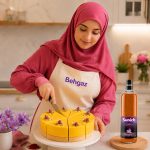 تهیه چیز کیک زعفرانی با سیروپ زعفران سن ایچ